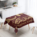 Elegant Ramadan Calligraphy Tablecloth for Eid Décor by Ljojo