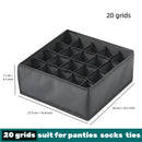 Ljojo™ Wardrobe Organizer for Underwear, Socks, Pants, Bras, Clothes - Drawer Storage Box