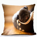 French Bulldog & Pug Dog Pillowcase by Ljojo - Decorative Animal Polyester Cushion Cover