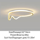 Ljojo LED Ceiling Light: Modern Home Lighting for Living Room Bedroom Dining Study Fixture