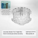 Vintage Murano Glass Chandelier: Double Layer Retro Pendant Light by Ljojo