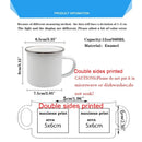 Enamel Mug Custom Name Tea Coffee Wine Mugs for Maid of Honor by Ljojo