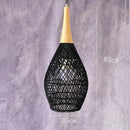 Wabi-sabi Rattan Pendant Chandelier - Japanese Style Bamboo Lighting for Living Room - Ljojo