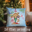 Cute Animal & Santa Pillows Pattern Cushion Cover for Ljojo - Sofa, Bedroom, Car