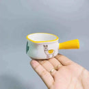Ljojo Mini Milk Pot with Seasoning Handle - Creative Ceramic Milk Cup, 50ml