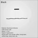 Ljojo Modern Aluminum Pendant Light Sleek Bar Designer Lighting Fixtures