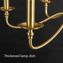American Retro Gold Candle Chandeliers for Living Dining Room by Ljojo: Pendant Lighting Fixture