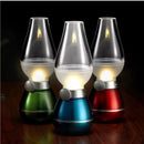 Ljojo LED Retro Night Light USB Rechargeable Desk Lamp Stepless Dimming Portable Lamp