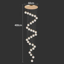 Ljojo LED Pendant Chandelier Light for Dining Room - Modern Hanging Indoor Lighting Home Decor