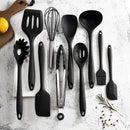Ljojo 10-Piece Silicone Cookware Set for Kitchen Cooking & Baking