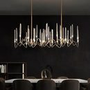 Ljojo Luxe Bar Dining Room Chandelier - High-End Crystal Light
