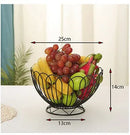 Iron Art Fruit Plate Basket for Living Room Table by Ljojo