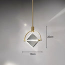 Crystal LED Small Chandelier Nordic Luxury Bedroom Hanging Lamp by Ljojo