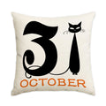 Halloween Ghost Pillowcase by Ljojo - Sofa Decor Throw Pillow Cover