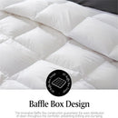 Ljojo Luxe Goose Down Quilt | Fluffy Queen King Size Duvet with Cotton Shell