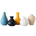 Ljojo™ Handmade Terracotta Ceramic Vases Set of 5 - Home Decor & Christmas Centerpiece