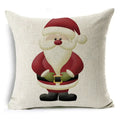 Christmas Santa Claus Pillowcase: Ljojo Linen Decoration for Car Sofa 45cm * 45cm