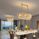 Ljojo Luxury Crystal Chandelier Pendant Light for Living Room and Bedroom