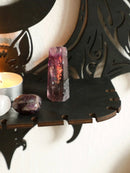 Ljojo™ Gothic Bat Moon Wall Shelf Crystal Holder Goth Home Decor