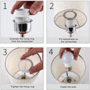 Ljojo LED Desk Lamp with Wireless Phone Charge 3-Way Dimmable USB Rechargeable