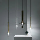 Glass Tube Pendant Light LED Modern Minimalist Nordic Staircase Restaurant Bar Bedroom Ljojo