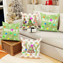 Ljojo LED Christmas Snowflake Pillowcase - Festive Home Decor & Party Accent