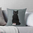 Cute Cat Decorative Pillow Case Cover for Modern Living Room Sofa by Ljojo