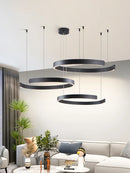 Ljojo LED Round Ring Chandelier for Dining and Living Room