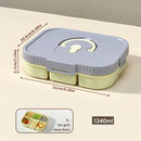 Ljojo Refrigerator Fresh-keeping Box 3/4/6 Grids Onion Garlic Pepper Storage Organizer