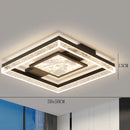 Modern Luxury LED Square Ceiling Chandelier by Ljojo - High-end Home Decoration for Bedroom & Dining Room