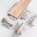 Ljojo LED Skirting Line Aluminum Profiles Conner Baseboard for Stair Floor Wall Decor