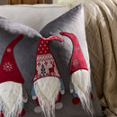Christmas Embroidered Pillowcase Cojines with Tree Elk Design by Ljojo