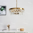 American Classic Crystal LED Pendant Chandelier for Living Room Bedroom by Ljojo