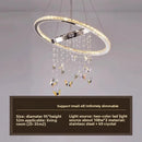 Light Luxury Crystal Butterfly Pendant Living Room Lamp Designer Tea Room Dining Bedroom - Ljojo