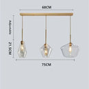 Modern Glass LED Pendant Light Chandelier for Living Room - Ljojo