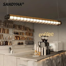 LED Chandelier Hanging Lamp for Kitchen Island Decor by Ljojo