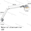 Italian Designer Desk Lamp: Modern Folding Long Arm Reading Light by Ljojo
