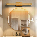 Nordic LED Wood Copper Wall Sconce Light Rotatable for Home Bathroom Bedroom by Ljojo