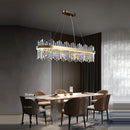 LED Modern Gold Crystal Chandelier - Designer Hanging Lamp by Ljojo