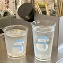 Kawaii Christmas Glass Cups - Ljojo 350ml Cute Christmas Mug Cocktail Beer Gift