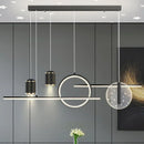 Nordic Long Pendant Lights | Kitchen Island Chandelier by Ljojo