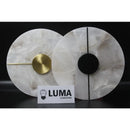 Ljojo Modern Luxury Alabaster Marble Wall Sconce | Creative Natural Copper Wall Light