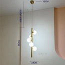 French Minimalist Hanging Light for Retro Bedroom Décor | Ljojo