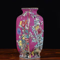 Ljojo™ Gold Painted Enamel Porcelain Vase - Home Office Decor Craft Item