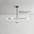 Glass Chandelier Pendant Lamps for Living Room Dining Table by Ljojo