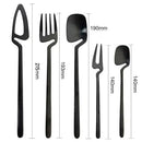 Ljojo 15-Piece Stainless Steel Cutlery Set for Dining Table Essentials