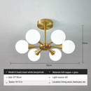LED Hanging Lamp Modern Round Glass Grand Stylish Home Decoration Pendant Light by Ljojo