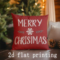 Cute Christmas-themed Ljojo Pillow Covers for Sofa, Bedroom, Car - Rectangular Cushion
