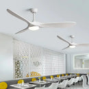 Ljojo Modern 42 Inch Ceiling Fan with Remote Control and LED Light - Pure Copper Motor