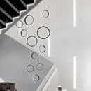 Ljojo LED Ring Pendant Chandelier | Adjustable Hanging Cables | Gold/Black | Home Dining Living Room